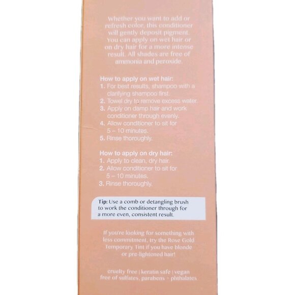 Kristin Ess Coral Rose Color Depositing Conditioner, 6.7 Fl. Oz - Picture 6 of 7